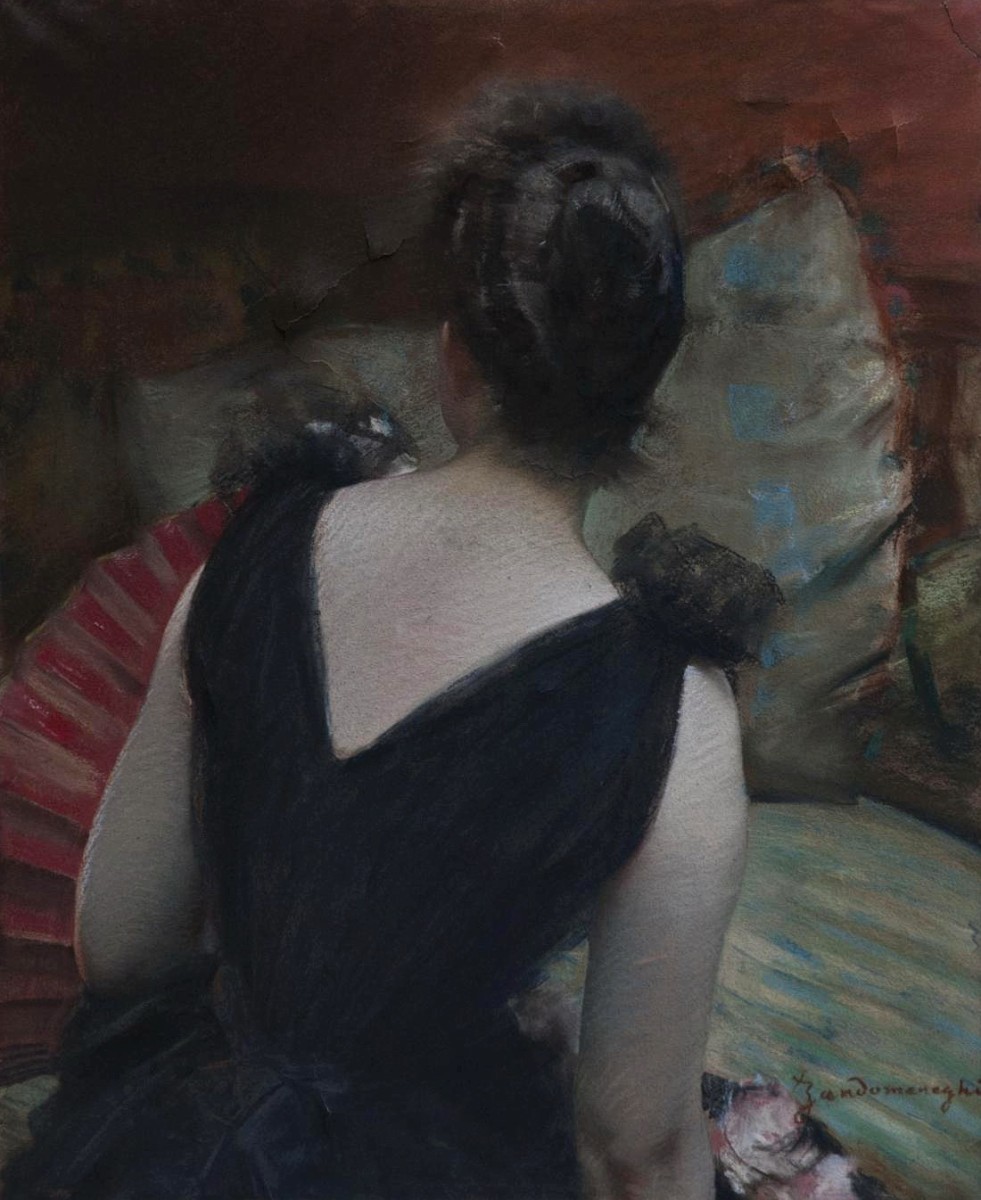 "Pictură. Figură / semifigură" by Federico Zandomeneghi