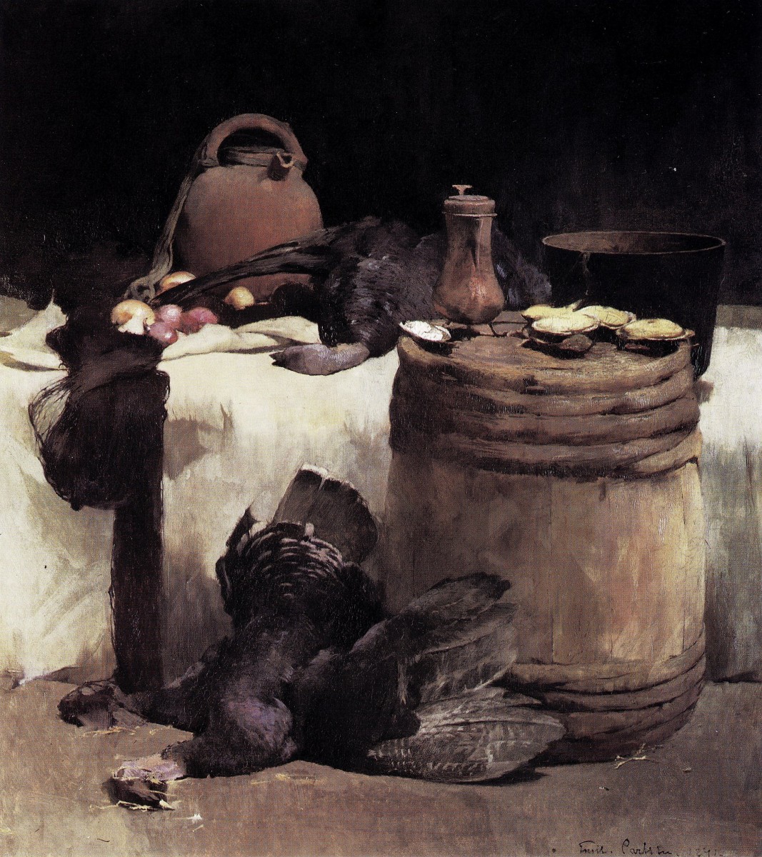 "Painting. Still life" by Emil Carlsen