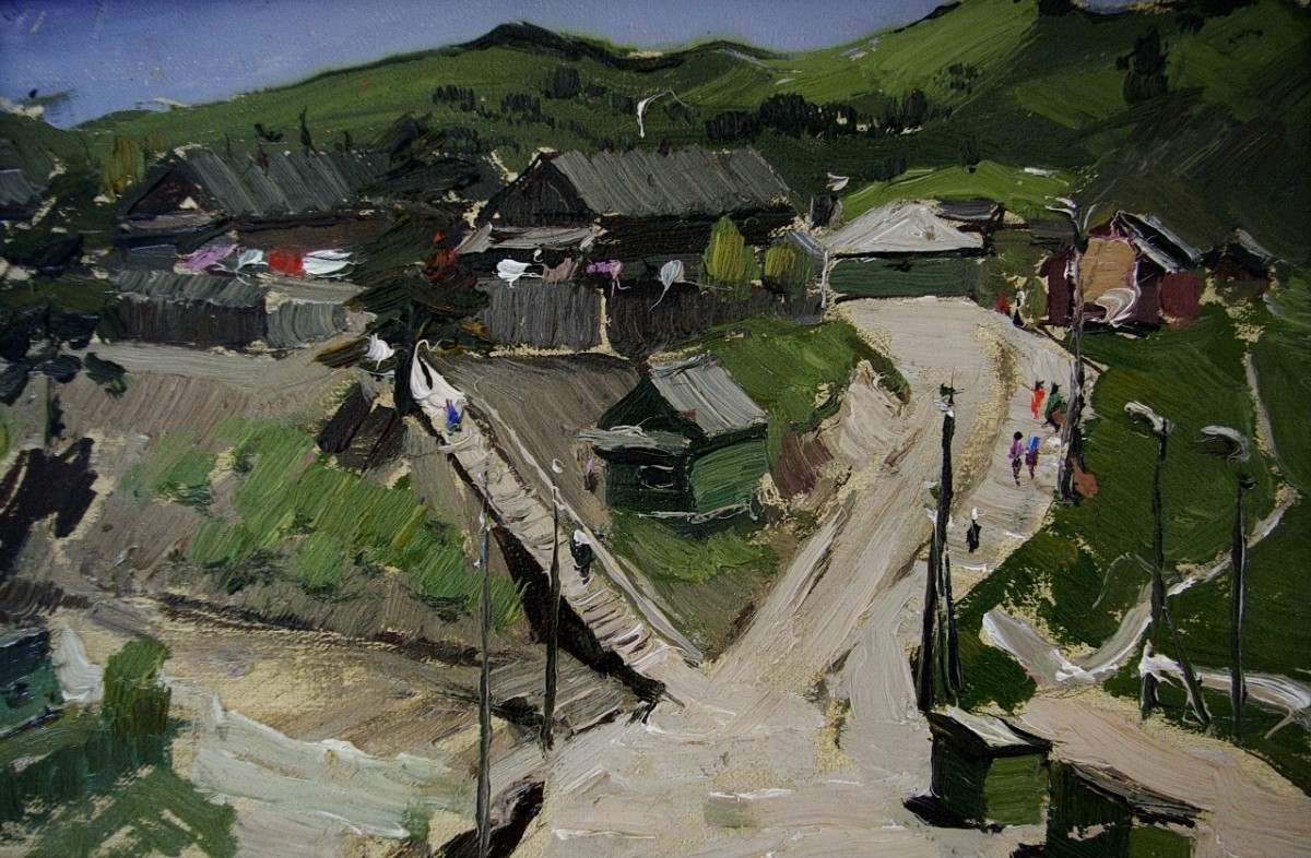 "Painting. Landscape" by Iurie Șibaev