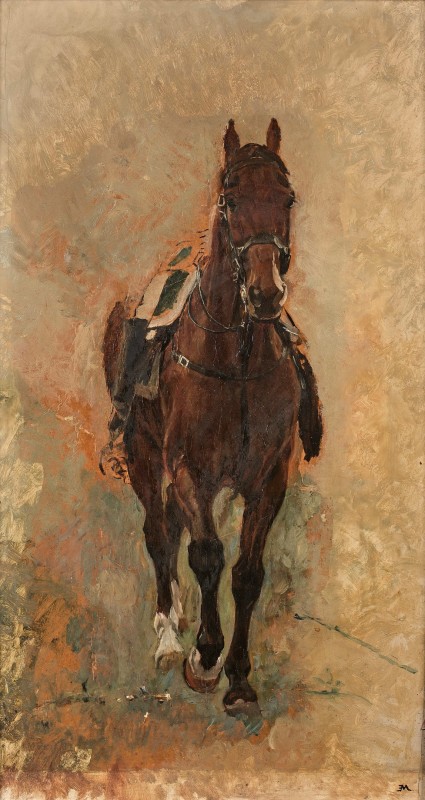 "Pictură. Animale" by Ernest Meissonier