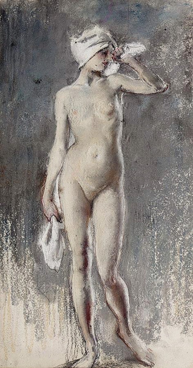 "Pictură. Nud" by Henry Tonks