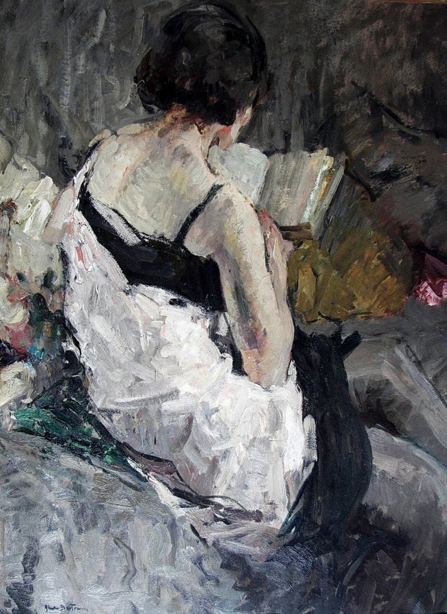 "Pictură. Figură / semifigură" by Abel Bertram