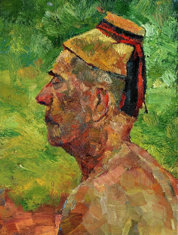 "Portret" by Cătălin Graur, 2014, oil on canvas