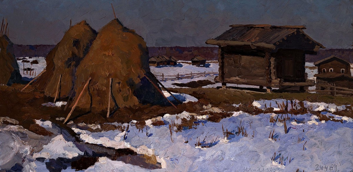 "Pictură. Rural" by Vladimir Fedorovich Stozharov