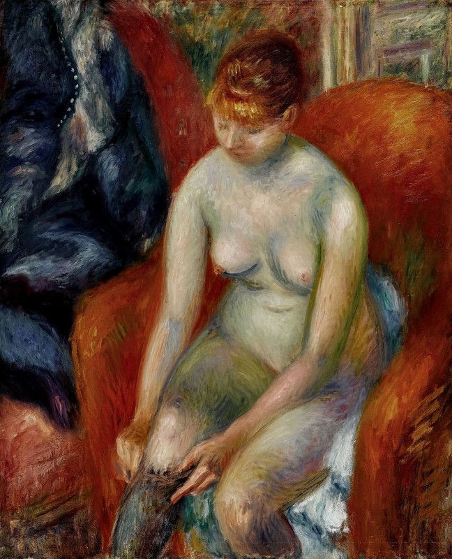"Compoziție. Nud" by William Glackens
