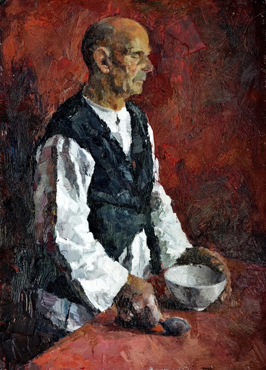 "Semifigură" by Cристина Сырбу, 2016, 700x500mm, масло / холст