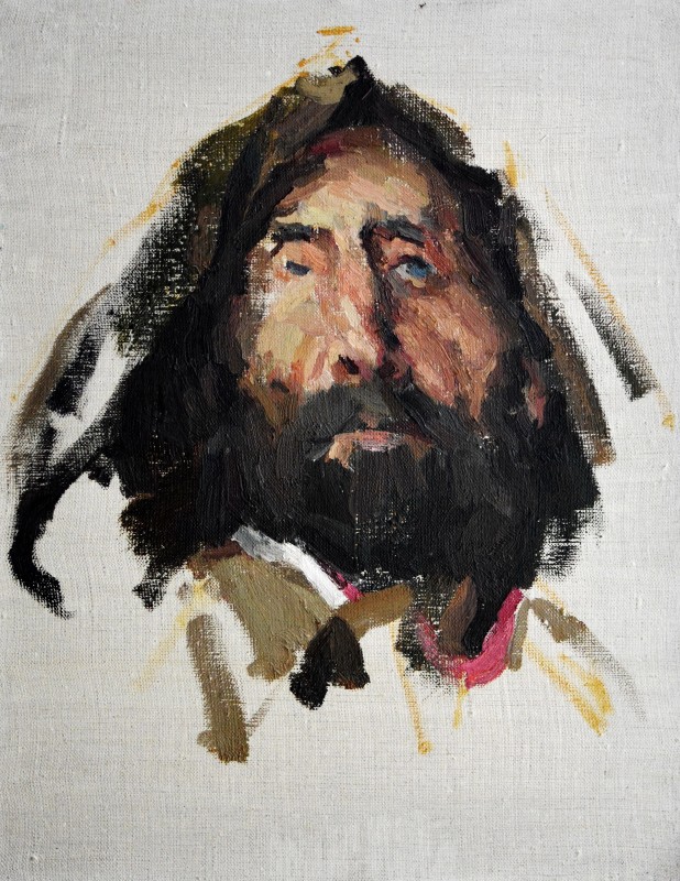 "Painting. Etude. Pleinair. Long term" by Cătălin Graur, 420x320mm, oil on canvas