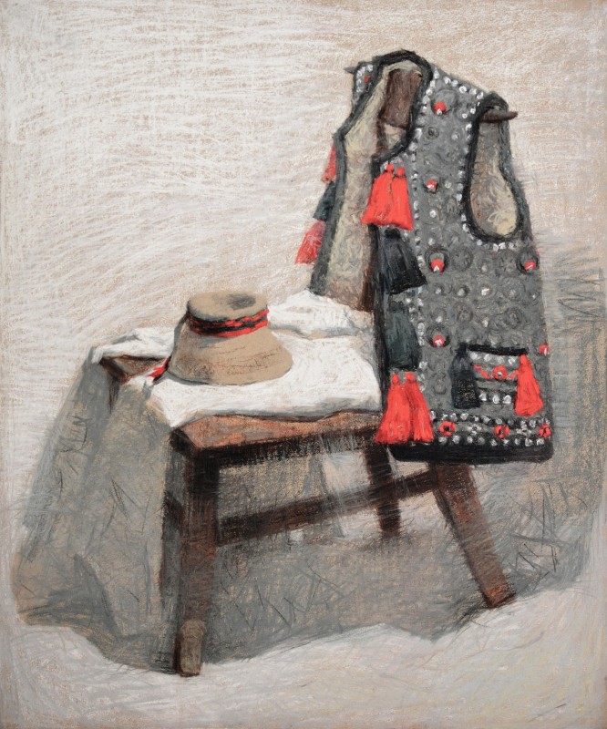 "Still life" by Silviu Arap, 2020, 600x500mm, pastel on paper
