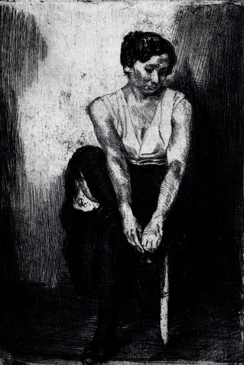 "Drawing. Figure" by Erich Wagner