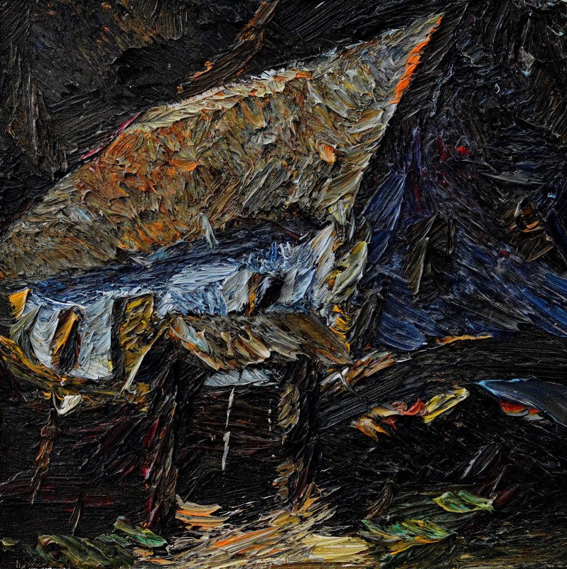 "Painting. Pleinair. Long term" by Veaceslav Uzun, 320x320mm, oil on canvas