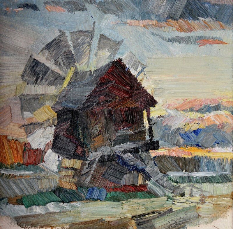 "Pictură. Pleinair. Pleinair România" by Natalia Fostica, ulei pe pânză