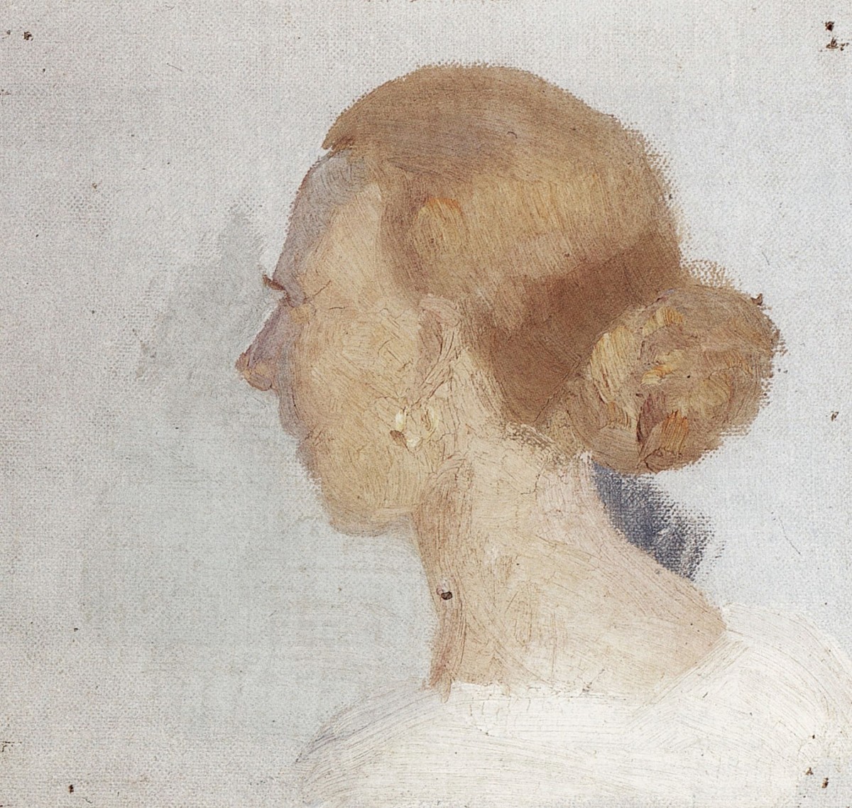 "Pictură. Portret" by Anna Ancher