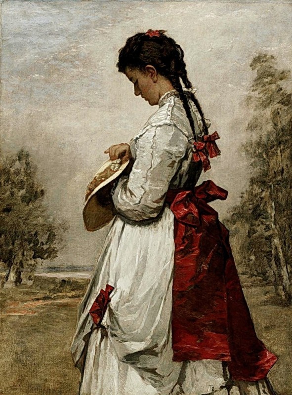 "Composition. Figure" by William Morris Hunt