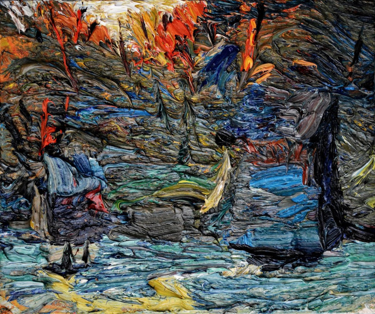 "Studiu" by Cezara Cemortan, 2015, oil on canvas