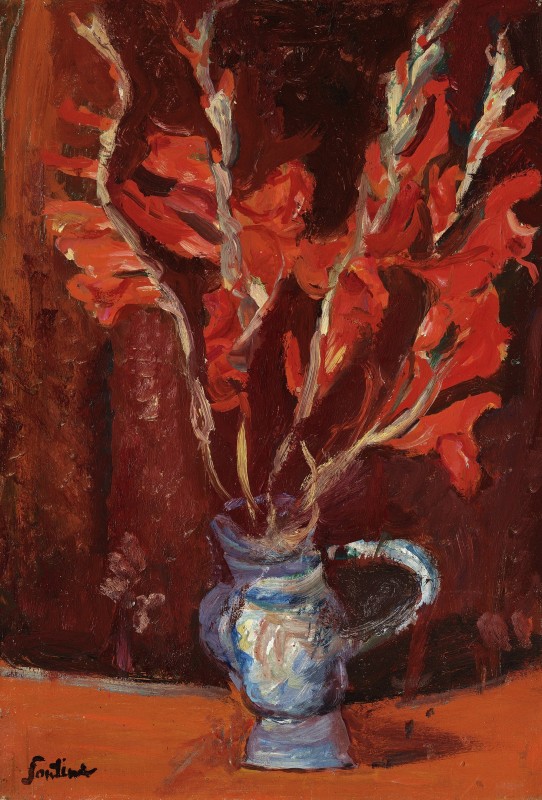 "Painting. Flowers" by Chaim Soutine