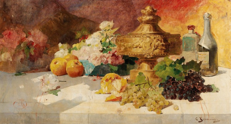 "Pictură. Natură statică" by Georges Jeannin