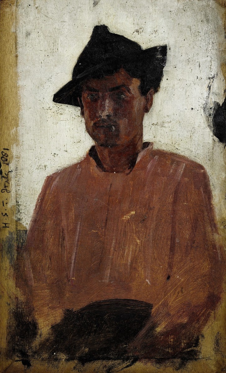 "Pictură. Figură / semifigură" by Henry Scott Tuke