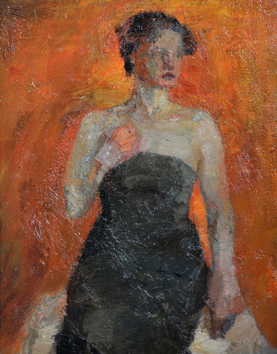 "Painting. Figure. Long term" by Lia Aminov, 660x520mm, oil on canvas