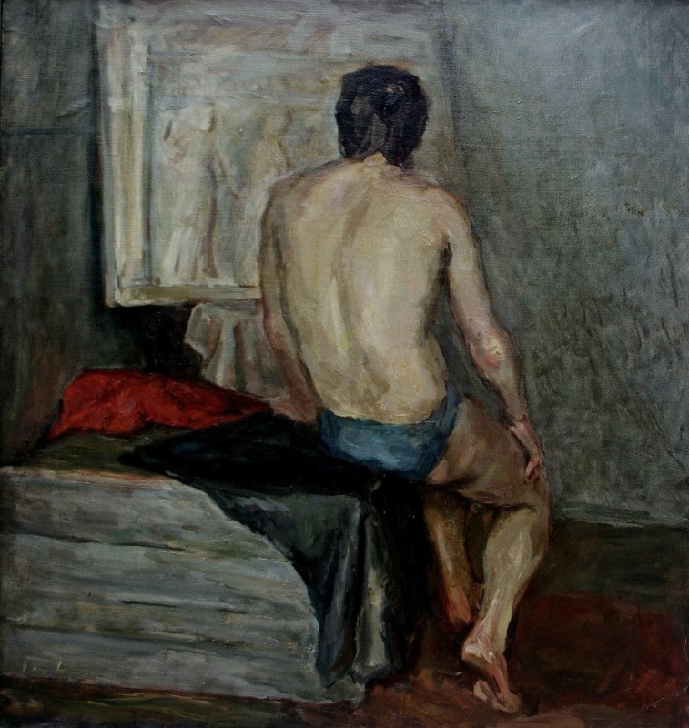 "Painting. Nude" by Ghenadie Jalbă