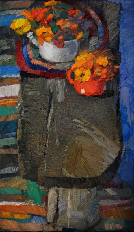 "Studiu. Natură statică" by Алиса Бивол, 2016, 520x300mm, масло / холст