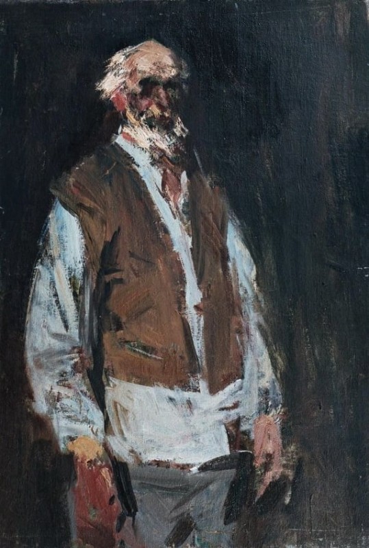 "Живопись. Фигура / полуфигура" by Evsey Evseevich Moiseenko