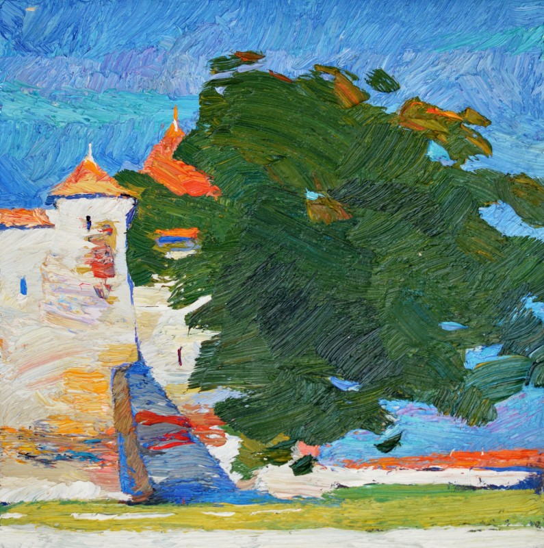 "Cincușor" by Анатол Гимпу, 2010, 300x300mm, масло / холст