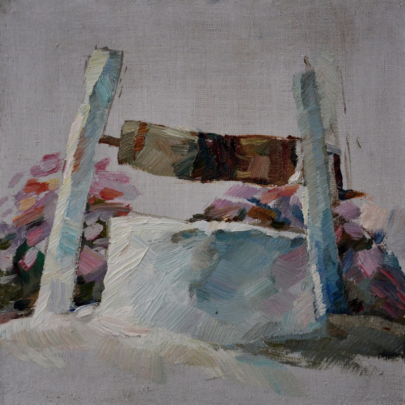 "Fântână. Butuceni" by Natalia Bzovii, 2017, oil on canvas