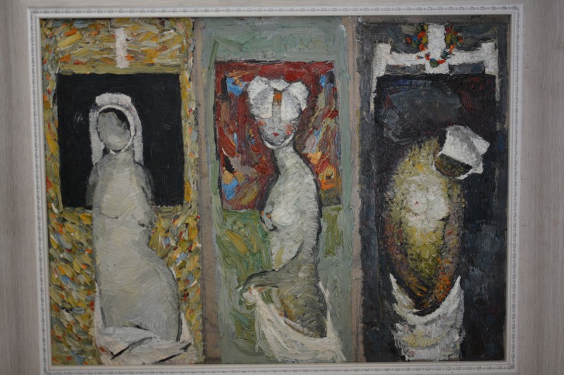 "Studii către diplomă" by Carolina Leagul, 2014, 320x420mm, oil on canvas