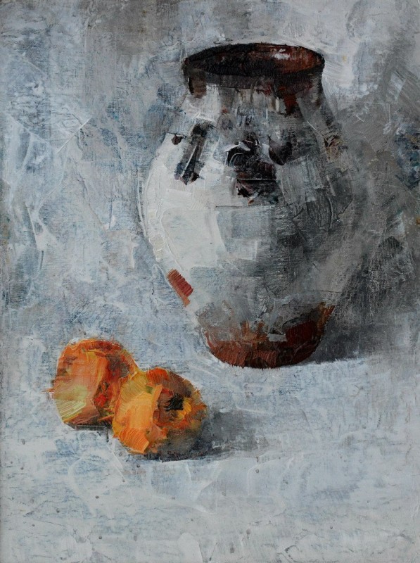 "Studiu. Natură statică" by Иоан Постиcэ, 2015, масло / холст