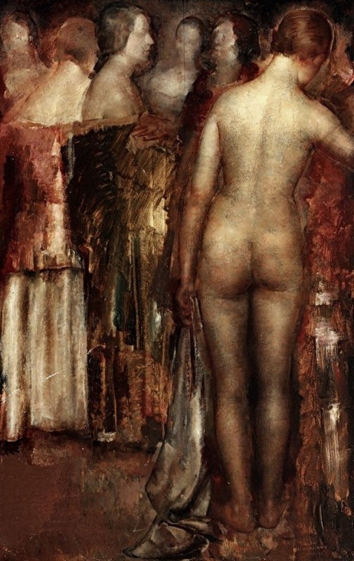 "Painting. Nude" by Grigory Gluckmann