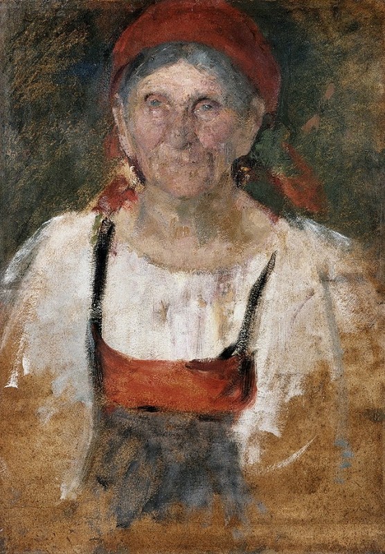 "Pictură. Portret" by Olga Boznańska
