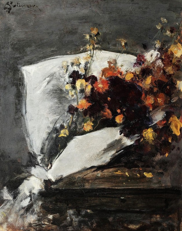 "Painting. Flowers" by Eustațiu Stoenescu