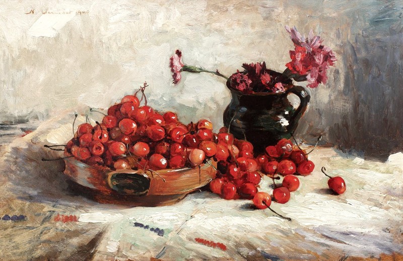 "Pictură. Natură statică" by Nicolae Vermont
