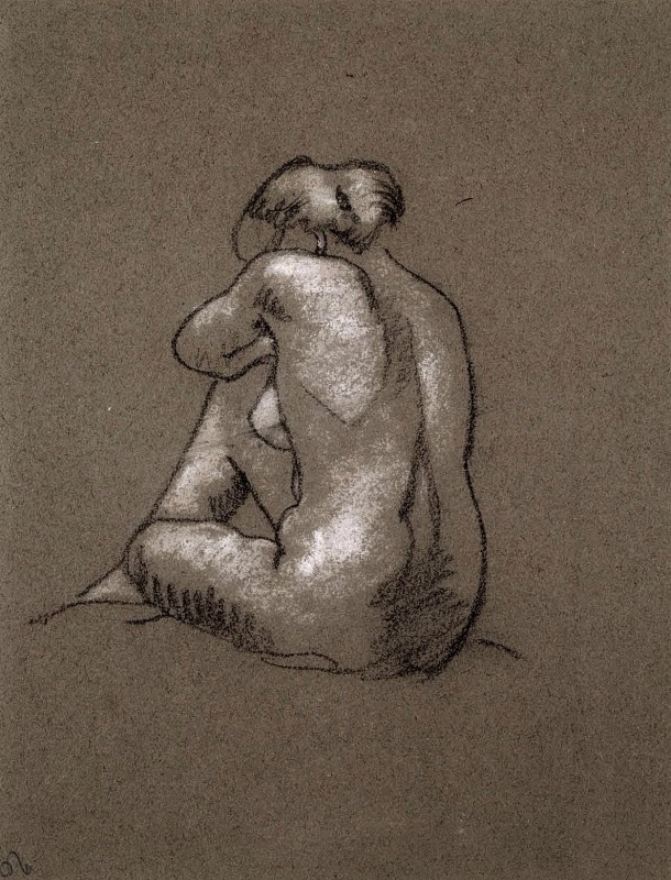 "Drawing. Nude" by Julio González