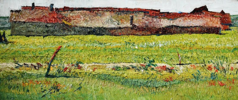 "Studiu. Șure" by Веаcеслав Узун, 2015, масло / холст