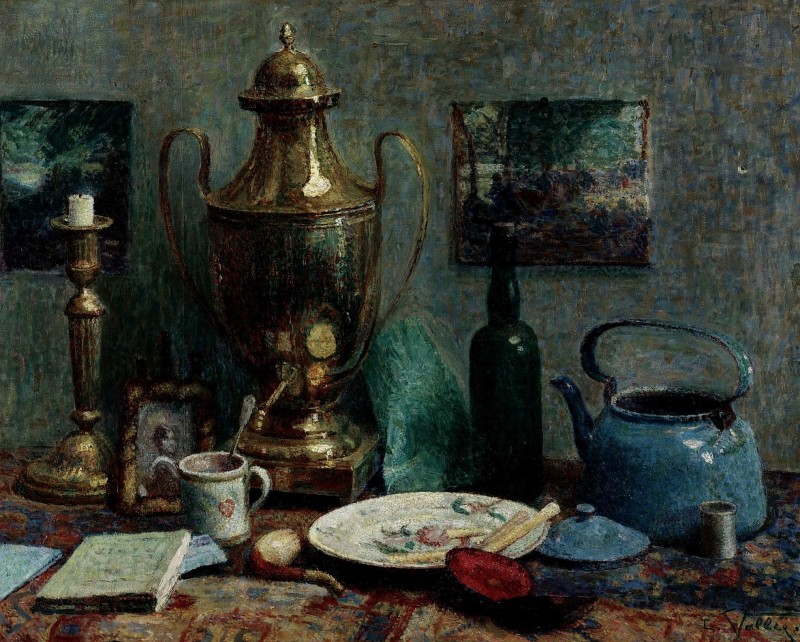 "Painting. Still life" by Étienne-Maxime Vallée