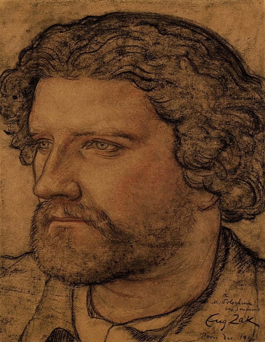 "Drawing. Portrait" by Eugeniusz Zak