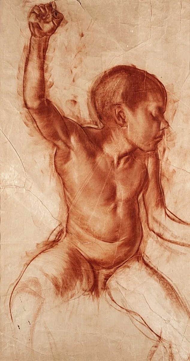 "Drawing. Figure" by Alexandre Yevgenievich Jacovleff