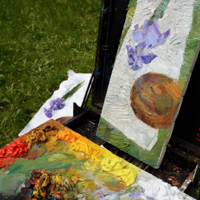 ... начало летнего пленэра / 8-й, 10-й и 11-й кл. /