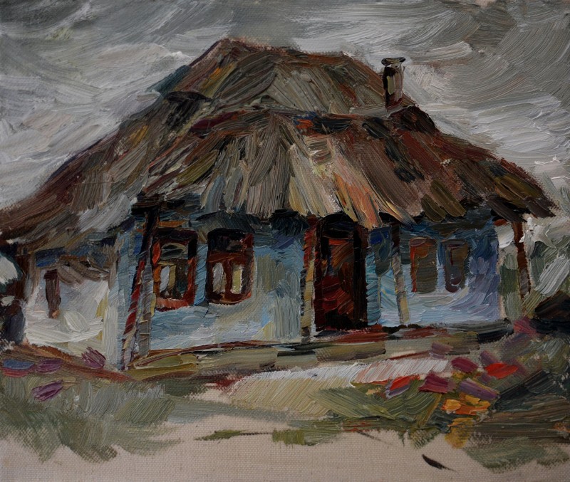 "Painting. Pleinair. Pleinair moldova" by Natalia Bzovii, oil on canvas