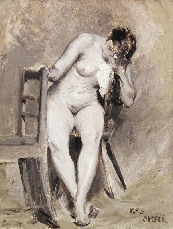 "Painting. Nude" by Koloman Moser
