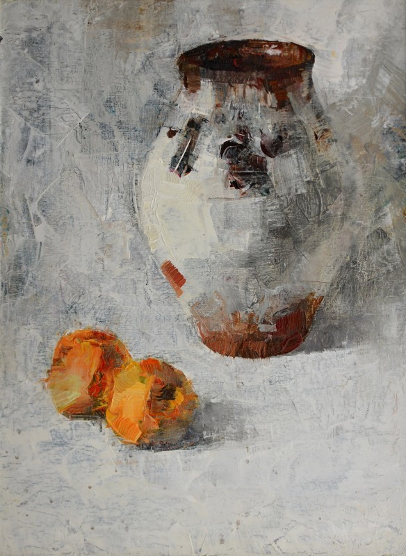 "Studiu. Natură statică" by Иоан Постиcэ, 2015, 420x320mm, масло / холст