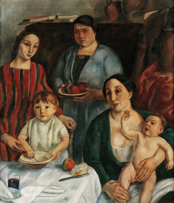 "Painting. People" by Joaquim Sunyer