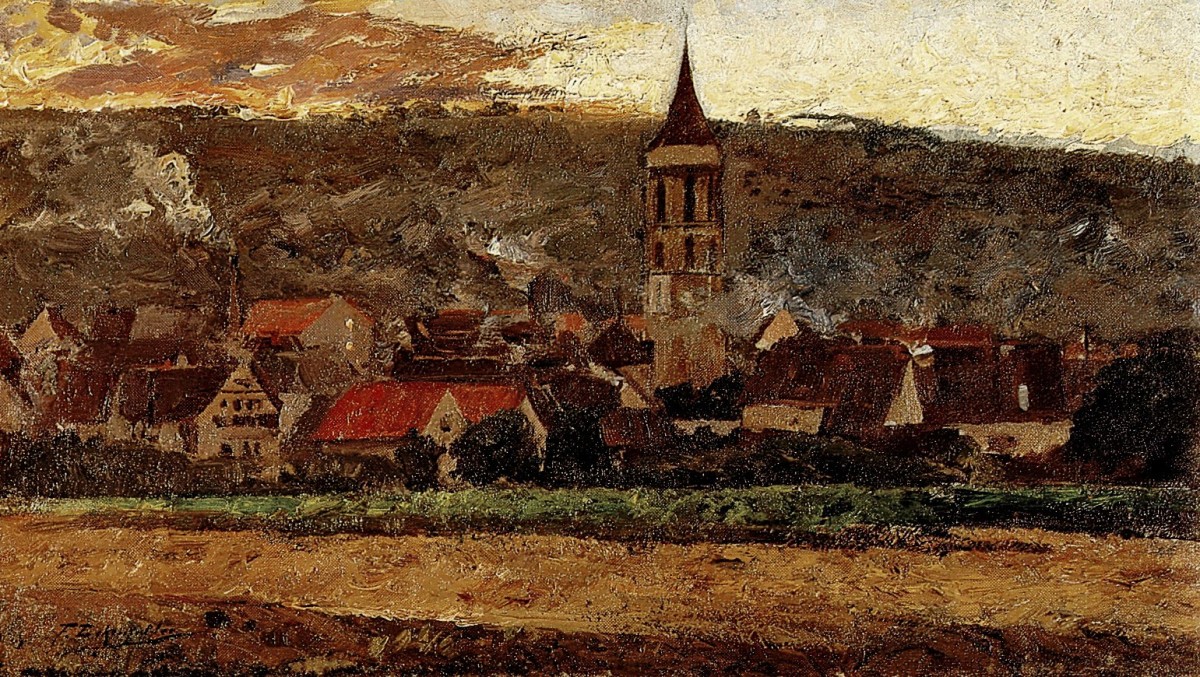 "Pictură. Cetăți și biserici" by Friedrich Eckenfelder