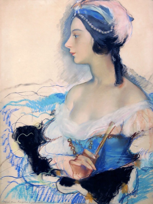 "Drawing. Figure" by Zinaida Serebriakova