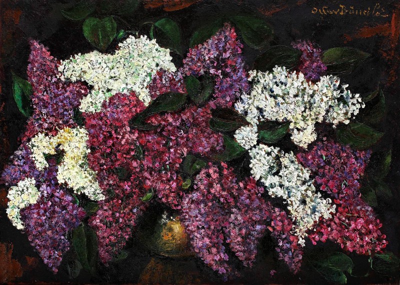 "Pictură. Flori" by Octav Băncilă