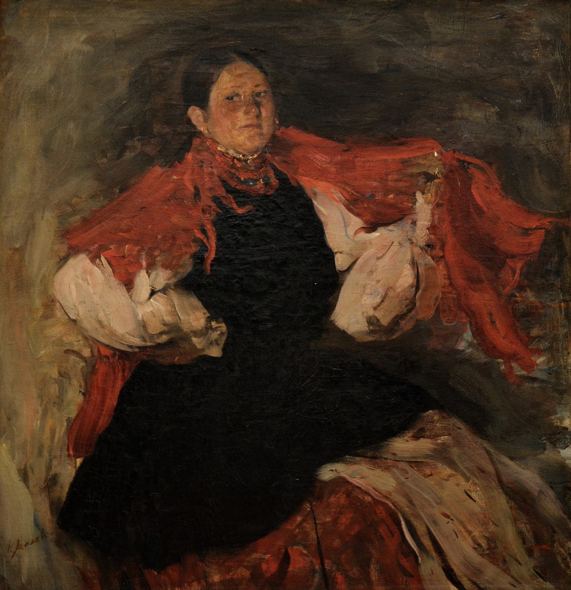 "Painting. Figure" by Filipp Andreevich Malyavin
