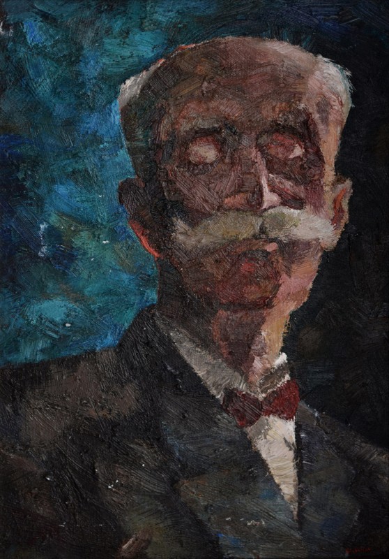 "Portret" by Alexandra Clapatiuc, 2007, 420x320mm, oil on canvas