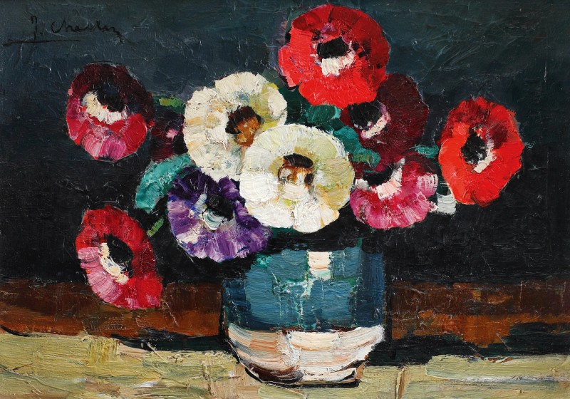"Pictură. Natură statică" by Jean Cheller