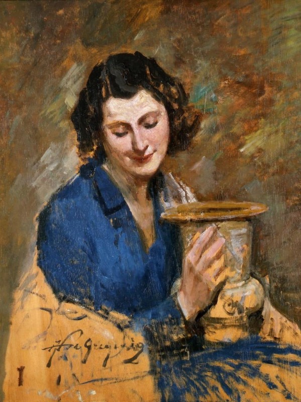 "Painting. Figure" by Francesco De Gregorio